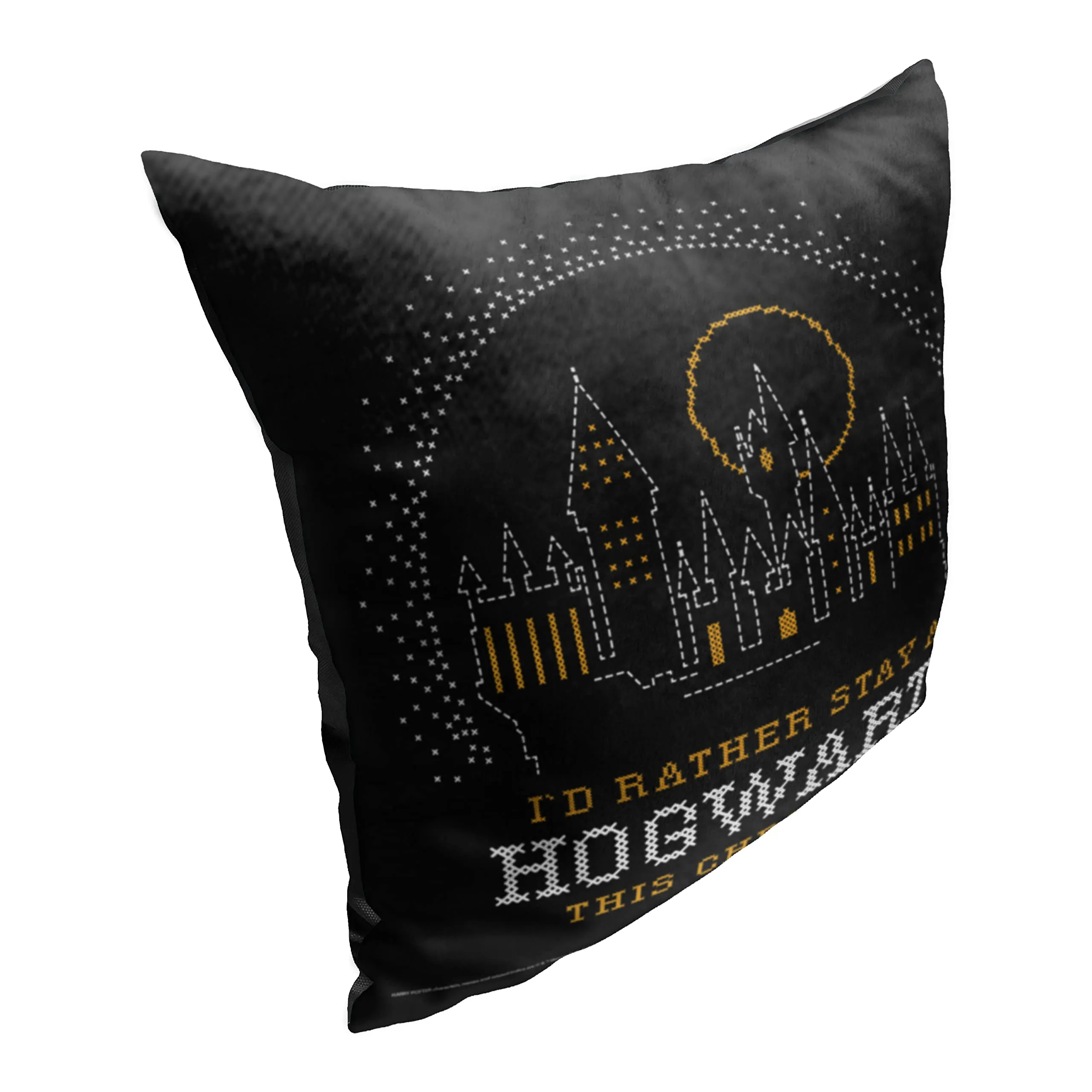northwest-harry-potter-pillow-18-x-18-hogwarts-christmas-woven-style