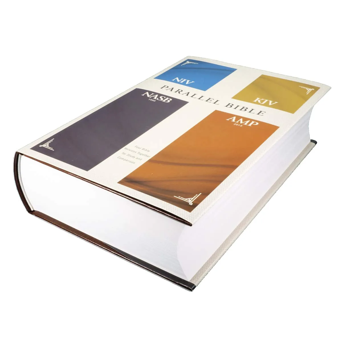niv-kjv-nasb-amplified-parallel-bible-hardcover-four-bible-versions-together-for-study-and-comparison