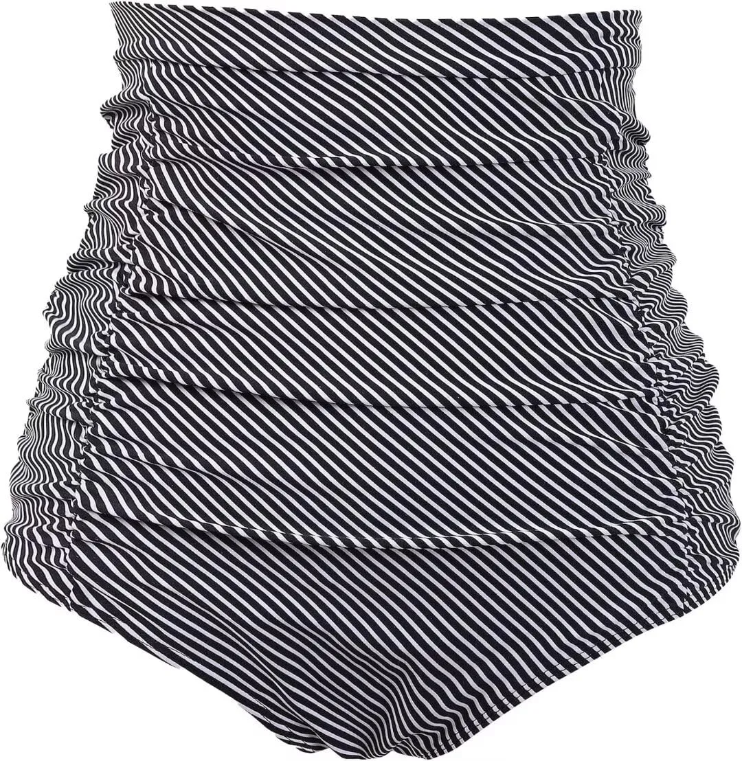 cocopear-women-s-ruched-high-waisted-bikini-bottom-retro-vintage-swim-short-tankinis