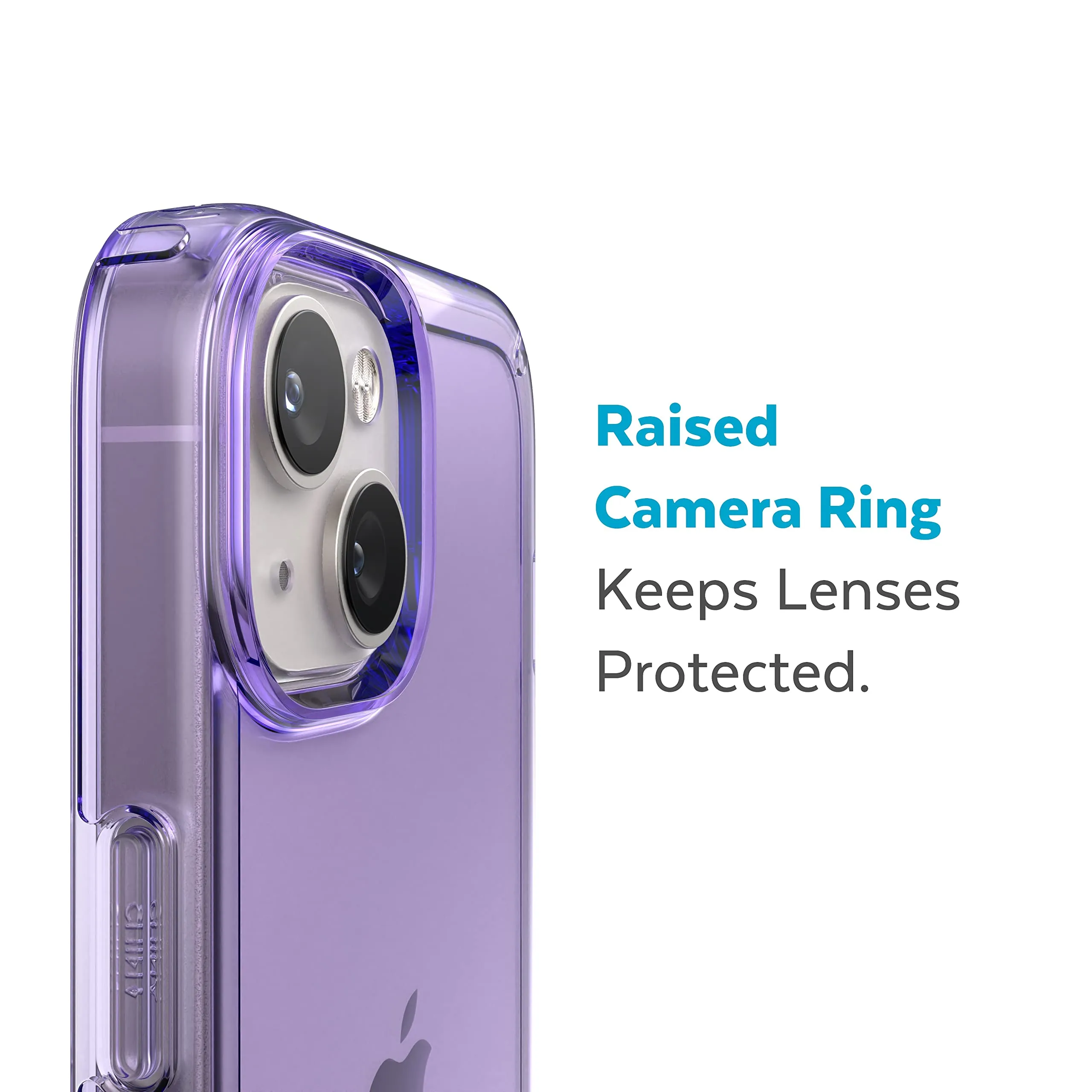 speck-clear-iphone-14-iphone-13-case-drop-protection-scratch-resistant-anti-yellowing-dual-layer-case-for-iphone-14-iphone-13-case-for-6-1-inch-model-amethyst-purple-clear-gemshell