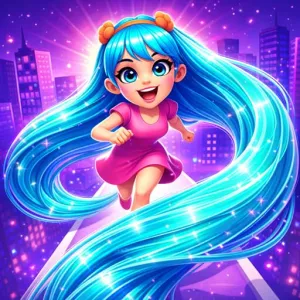 Hair Run Classic - hosszú haj növesztő játék
