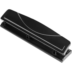 3 Hole Punch Black