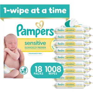 Pampers Sensitive Wipes 1008