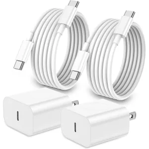 20W USB-C-laddare Kit – 2-pack