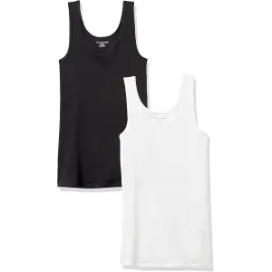 Slim-Fit Ribbed Tank Tops