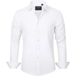 J.VER Solid Dress Shirt - Skjorte i ensfarget stil