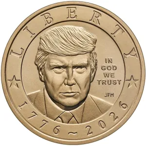 Trump 2026 Dollar Coin – 1$ munt