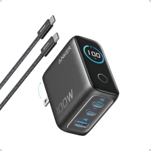 Anker 100W GaN चार्जर – तेज़ चार्जिंग