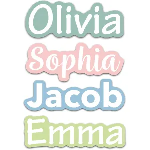 Custom Name Stickers