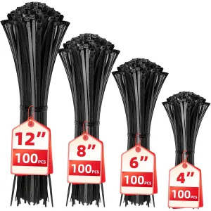 Cable Zip Ties 400pc