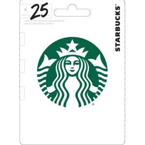 Starbucks Physical Gift Card