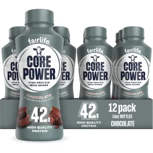 Core Power Elite Protein Shake – 42 g mælkeprotein, 12×14 oz