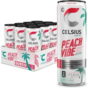 Celsius Peach Vibe 12-pack