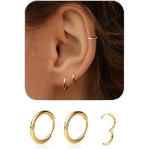 6mm Gold Hoop Earrings