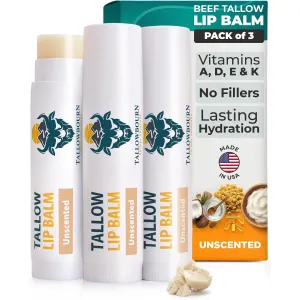Lip Balm na may Grass-Fed Tallow
