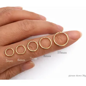 small-gold-nose-hoop