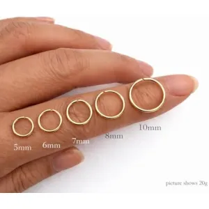 small-gold-nose-hoop