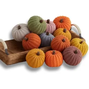 mini-knit-pumpkin-set