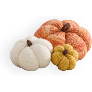 mini-knit-pumpkin-set