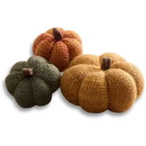 mini-knit-pumpkin-set