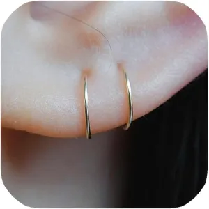 Small Gold Hoop Earrings