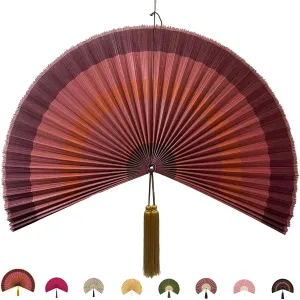 Bamboo Wall Fan Decor