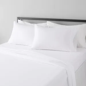 White Microfiber Sheet Set