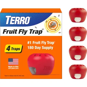 Terro Fruit Fly Traps 4-Pack