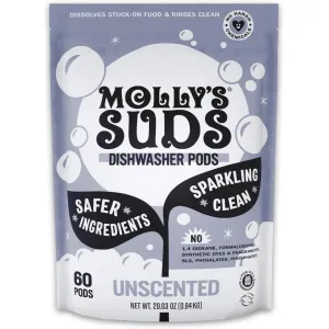 Molly’s Suds Bột/Viên Rửa chén: Pods Rửa Chén An Toàn, Hiệu Quả