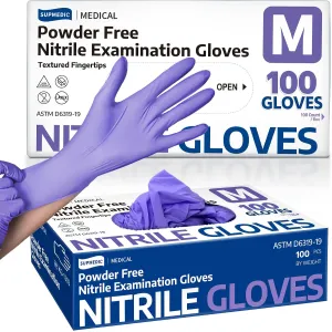 Nitrile Exam Gloves Violet