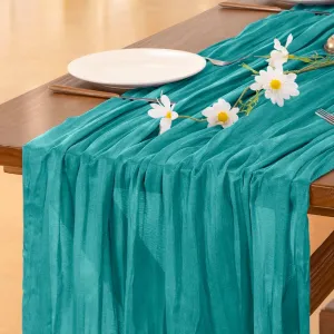pink-cheesecloth-runner
