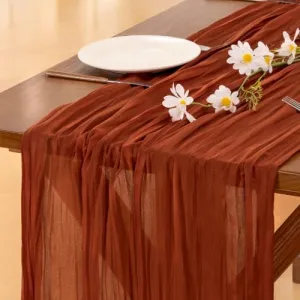 pink-cheesecloth-runner