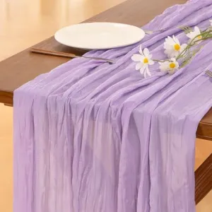 pink-cheesecloth-runner