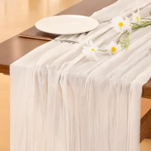 pink-cheesecloth-runner