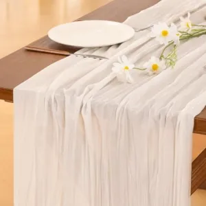 pink-cheesecloth-runner