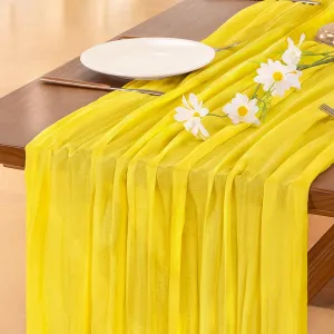 pink-cheesecloth-runner