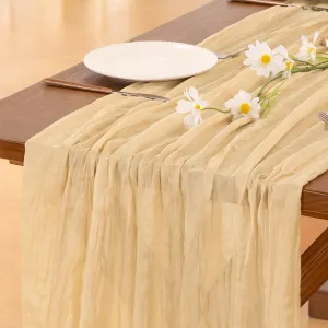 pink-cheesecloth-runner
