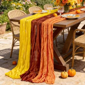 pink-cheesecloth-runner