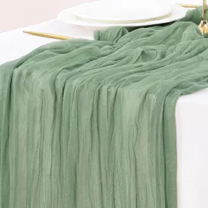 pink-cheesecloth-runner