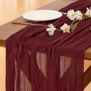 pink-cheesecloth-runner