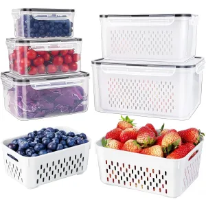 Large Fridge Fruit Containers