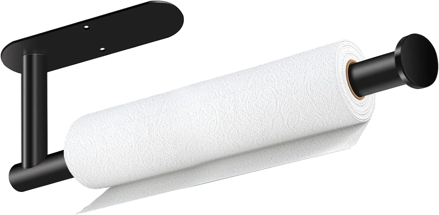 black-paper-towel-holder