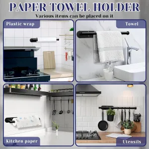 black-paper-towel-holder