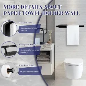 black-paper-towel-holder
