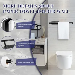 black-paper-towel-holder