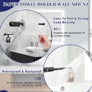 black-paper-towel-holder