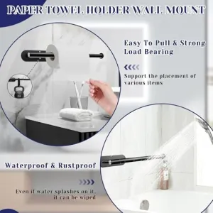 black-paper-towel-holder