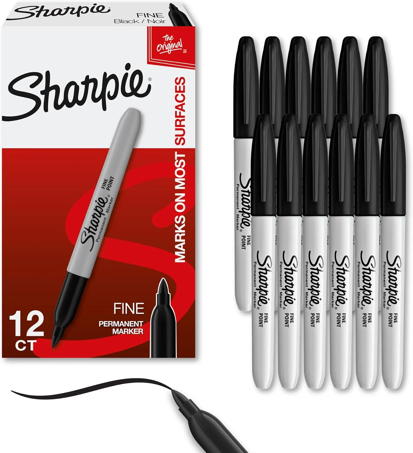 sharpie-black-permanent-markers