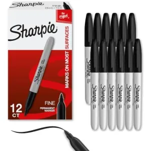 sharpie-black-permanent-markers