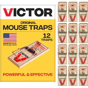 Victor 12-Pack Mouse Traps